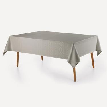 Imagem de Toalha de Mesa 12 Lugares Karsten Artemis Sempre Limpa Cinza