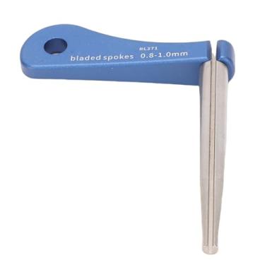 Imagem de RiToEasysports Chave de Raio Plano para Raios Aerodinâmicos de Bicicleta de Estrada, Ferramenta de Ajuste de Roda de Bicicleta de Liga de Alumínio Com Aderência Segura para Instalação Rápida e