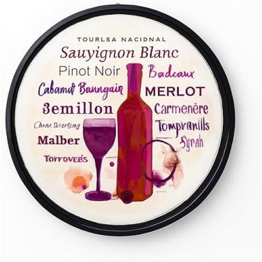 Imagem de Luminária Vinhos Merlot Lovers – Iluminação Decorativa Temática para Amantes de Vinho, Luz Ambiente Elegante para Salas, Bares, Adegas e Espaços Gourmet