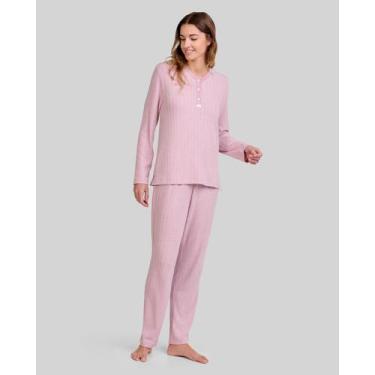 Imagem de Pijama Canelado - Lohe, Rosa queimado, GG