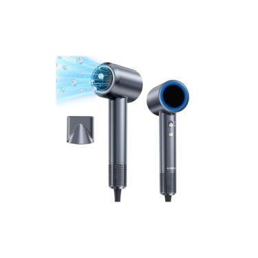 Imagem de AMEIFU Secador De Cabelo, Secador De Cabelo Profissional De Alta Velocidade De 150000 Rpm, Secador De Cabelo Iônico Negativo Para Secagem Rápida, Secador De Cabelo Com Controle Térmico De Baixo Ruíd