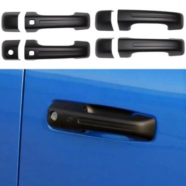 Imagem de AOKIO Capa de maçaneta de porta compatível com acessórios Dodge Ram 1500 2019 2021 2022 2023 2024 2025 (com fechadura inteligente, não para 1500 Classic)