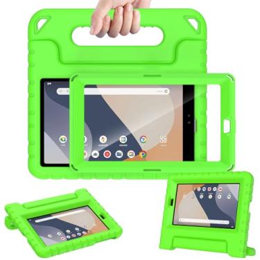 Imagem de AVAWO Capa infantil para tablet Onn 17.8 cm 2024 Gen 4 (modelo 100135924) (4ª geração, 2024), leve e à prova de choque para tablet Walmart Onn 7 (serve apenas para 7 polegadas 2024, 4 gerações), verde
