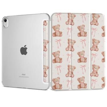 Imagem de DONGKE Capa para iPad 11ª geração de 11 polegadas 2025 (chip A16) e iPad 10ª geração 10,9 polegadas 2022, capa inteligente fina dobrável com suporte rígido PC translúcido - [despertar/hibernar