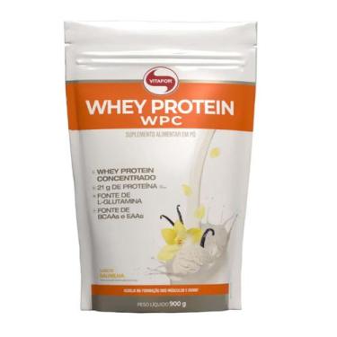 Imagem de Whey Protein WPC 900g Vitafor, Baunilha