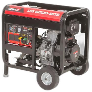 Imagem de Gerador à Diesel Dg8000bds 5700w 230/115v Mono Kawashima
