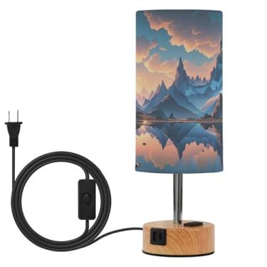 Imagem de Wassud Abajur de mesa de cabeceira de toque com 3 temperaturas de cor, luminária de mesa moderna com forro de sombra, luminária noturna para sala de estar, quarto, escritório, berçário