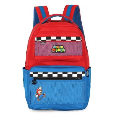 Imagem de Mochila Escolar Infantil Bolsa De Costas Menino Super Mario-Unissex