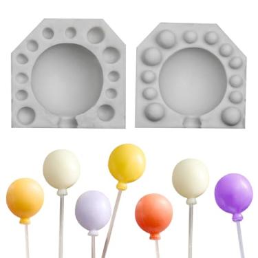Imagem de Molde de silicone para bolo pirulito, molde de chocolate para decoração de bolos, cobertura de cupcake, pasta de goma de chocolate, doces e argila de polímero
