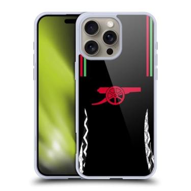 Imagem de Head Case Designs Capa de gel macio oficialmente licenciada Arsenal FC Away 2024/25 compatível com Apple iPhone 16 Pro Max