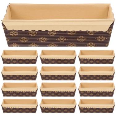 Imagem de Toyvian 25 Formas Descartáveis ​​de Papel para Pão: Mini Formas Retangulares de Papel Antiaderente para Assar - Seguras para Micro-ondas E Freezer - Ideais para Pães Rápidos E Pães de Abóbora