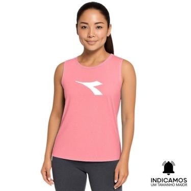 Imagem de Regata Diadora Big Logo Feminina - Rosa M-Feminino