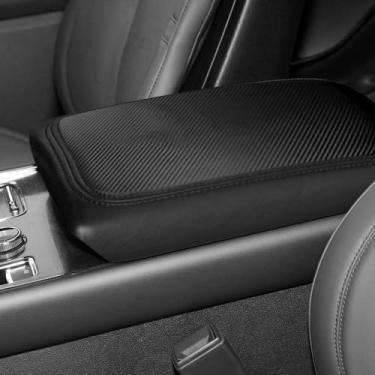 Imagem de DEYTOP Capa de apoio de braço de console para Lincoln Aviator 2020-2025 acessórios capa de console central para aviador 2020 2021 2022 2023 protetor de almofada de apoio de braço antiarranhões (fibra