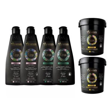 Imagem de Kit Arvensis Cachos 2 Shampoo 2 Condicionador 2 Mascara 2X1