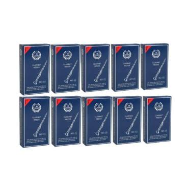 Imagem de Palhetas De Clarinete 10/20 Unidades, Saxofone Soprano Alto Tenor Prof