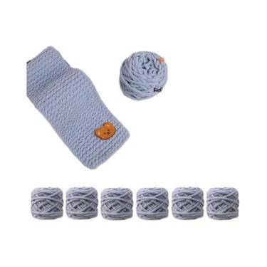 Imagem de Novelo De Lã De 6 Fios Para Cachecol De Ursinho De Pelúcia, Joias Arte