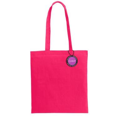 Imagem de Sacola Ecobag em Algodão Reciclado e Poliéster Breeze TopGet, Rosa