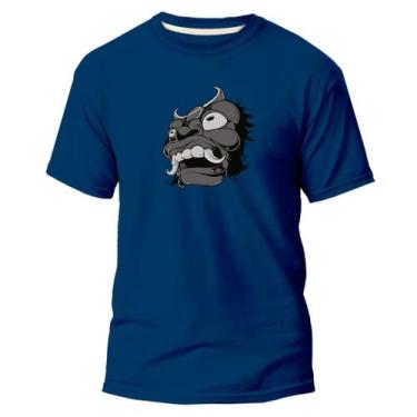 Imagem de  Camiseta Basica Algodão Premium Estampa Digital Máscara Oni - Pavesi,