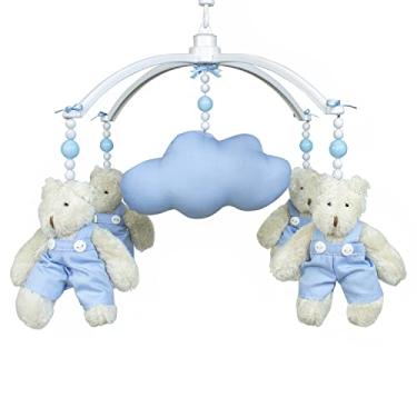 Imagem de Móbile Musical Ursinho Azul e Nuvem