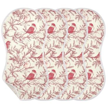 Imagem de Wassud Panos vintage de musselina para bebês com 1 pacote de toalhas de rosto de algodão absorventes e macios para meninos e meninas recém-nascidos