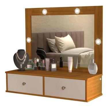 Imagem de Penteadeira Suspensa Isis Freijó Mani  Luapa Móveis