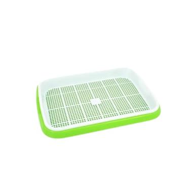 Imagem de Bandeja De Mudas Hidropônica De Camada Dupla Com Dreno e Grade Perfurada – Ideal Para Germinação, Cultivo Doméstico, Hortas Urbanas e Sistemas de Hidroponia (1)