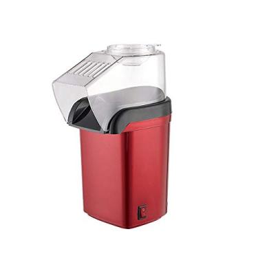 Imagem de Máquina de Pipoca a Ar Quente Popper Grãos Milho Compacta Elétrica com Colher Medidora Sem Óleo Necessário para Uso Residencial DIY Deliciosa
