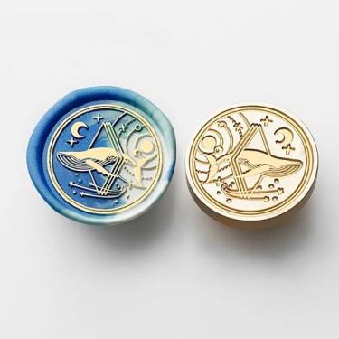 Imagem de 1 peça com selo de cera de metal cabeça de cobre DIY artesanato série pessoas e animais selo de cera envelope convite de casamento (JY-01)