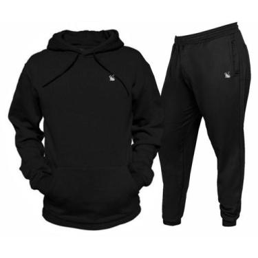 Imagem de Conjunto de Moletom Flanelado Inverno Blusa E Calça Masculina - Opice,