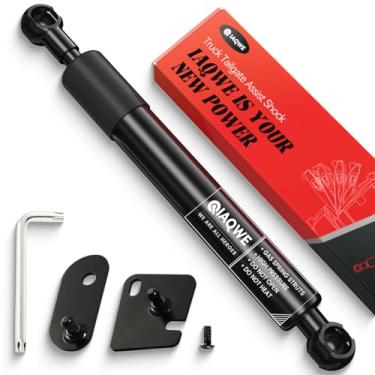 Imagem de IAQWE Suporte de amortecedor 43205 para Ford F-250 / F-350 / F-450 Super Duty 2017-2024 Ford F-250 / F-350, acessórios de assistência de elevação de porta traseira de caminhão, preto