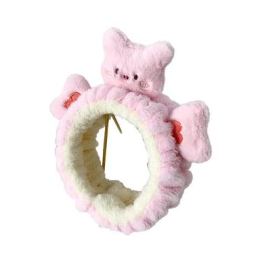 Imagem de Faixa De Cabelo Fofa Com Urso Coração E Pintinho Amarelo, Faixa Especi