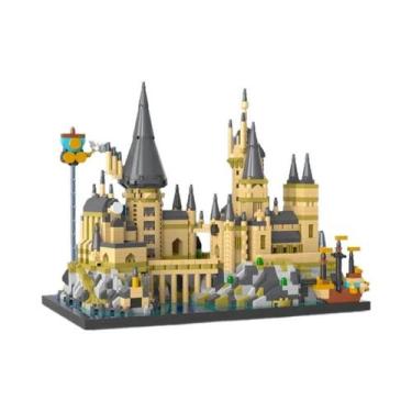 Imagem de Modelo De Blocos De Construção Do Castelo Medieval De Hogwarts MOC Par