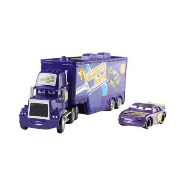 Imagem de Brinquedo De Modelo Die Cast Do Carro Lightning McQueen E Jackson Stor