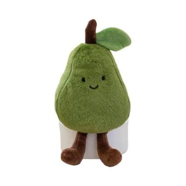 Imagem de Brinquedo De Pelúcia Macio De Frutas: Fruta Do Dragão, Pera, Maçã, Mor