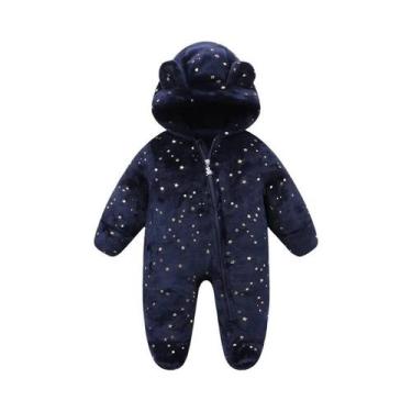 Imagem de Macacão De Flanela Para Bebês Meninos E Meninas, Macio E Quente, Para 