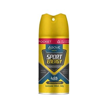 Imagem de Desodorante Aerosol Above 100Ml Masculino Pocket Sport Energy, Above