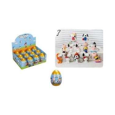 Imagem de 12pcs Chaveiros De Figuras De Desenho Animado, Caixa Surpresa De Ovo, 