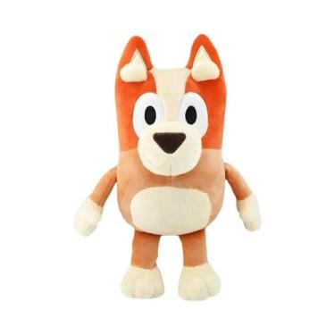 Imagem de Bonecos De Pelúcia Bluey Bingo 20/30CM Com Chapéu De Natal, Olhos Bril
