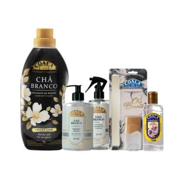 Imagem de Kit 5 Completo Coala Laundry Chá Branco. Produtos Essenciais para Perf