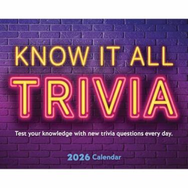 Imagem de Calendário de mesa Know it All Trivia 2026