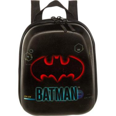 Imagem de Mochila para Criança Batman Tamanho P Preta Ideal para Escola - MAX TO