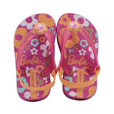 Imagem de Chinelo bb Ipanema Barbie Meu Encanto Rosa, Rs, Rosa, Perolado, Laranj