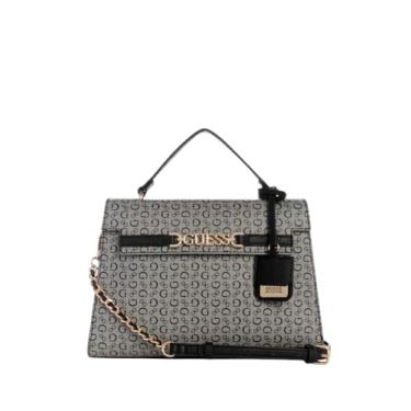 Imagem de GUESS Bolsa feminina Factory com logotipo Rhiannon com alça superior
