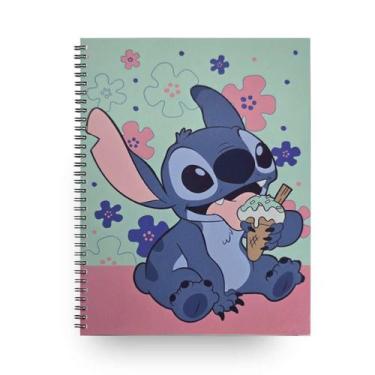 Imagem de Caderno Universitário 10 Matérias Stitch Sorvete 160 Folhas - Culturam