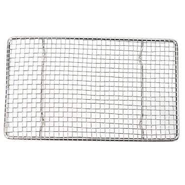 Imagem de Grelha para churrasqueira, aço inoxidável, para lava-louças, à prova de ferrugem, alta temperatura, com design de separação de óleo, para churrasco, frango frito, camarão, culinária japonesa