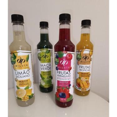 Imagem de Kit 4 Xaropes Dilute Premium Zero Açúcar - NoBrand