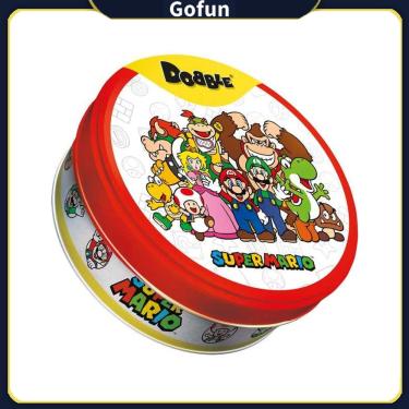Imagem de Jogo de cartas Super Mario Dobble com 5 modos de jogo para família