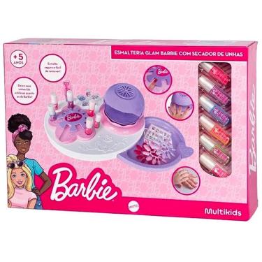Imagem de Esmalteria GLAM Barbie com Secador de UNHA Multikids