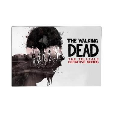 Imagem de Pôster De Arte Em Tela De Videogame De Anime, the Walking Dead Telltal