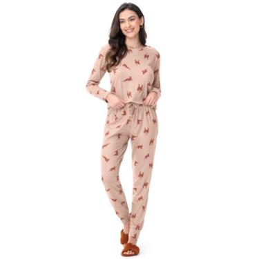 Imagem de Pijama Manga Longa Estampa Gatos - Zee Rucci, M